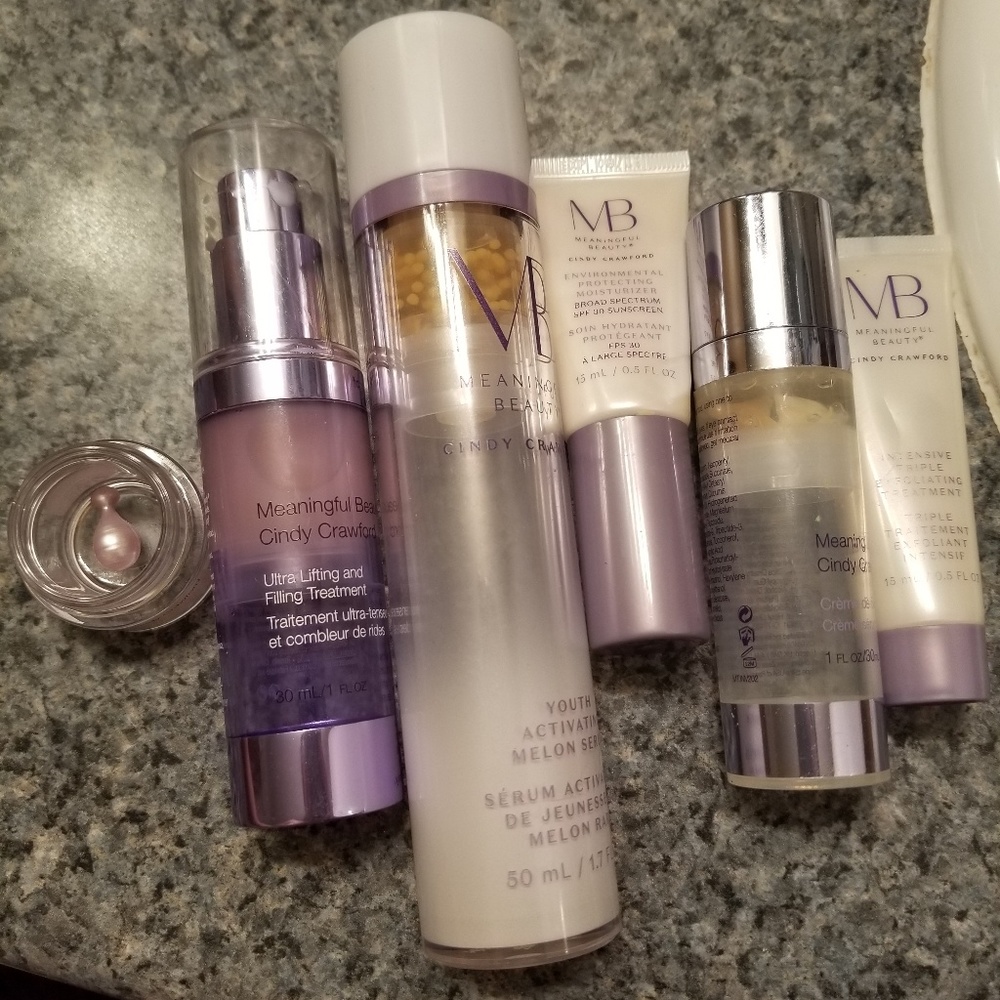 Leftover meaningful beauty products